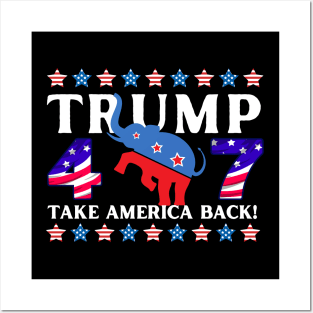 TAKE AMERICA BACK! Posters and Art